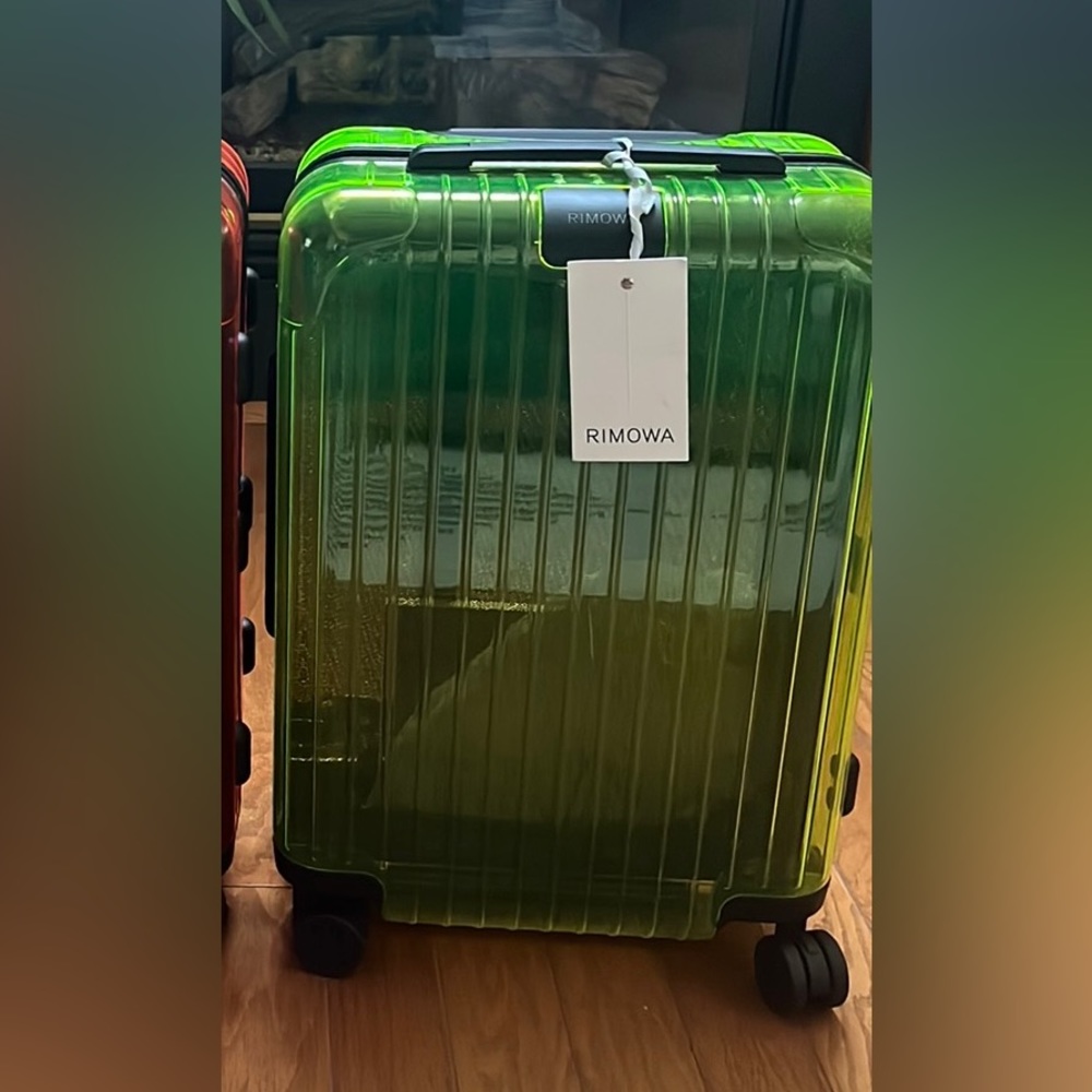 Rimowa GREEN neon suitcase